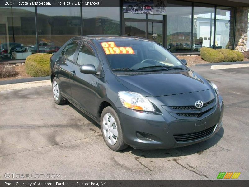 Flint Mica / Dark Charcoal 2007 Toyota Yaris Sedan