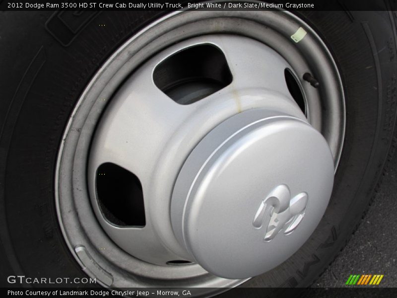 Bright White / Dark Slate/Medium Graystone 2012 Dodge Ram 3500 HD ST Crew Cab Dually Utility Truck