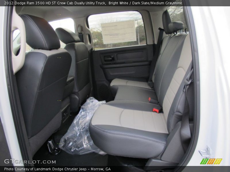 Bright White / Dark Slate/Medium Graystone 2012 Dodge Ram 3500 HD ST Crew Cab Dually Utility Truck