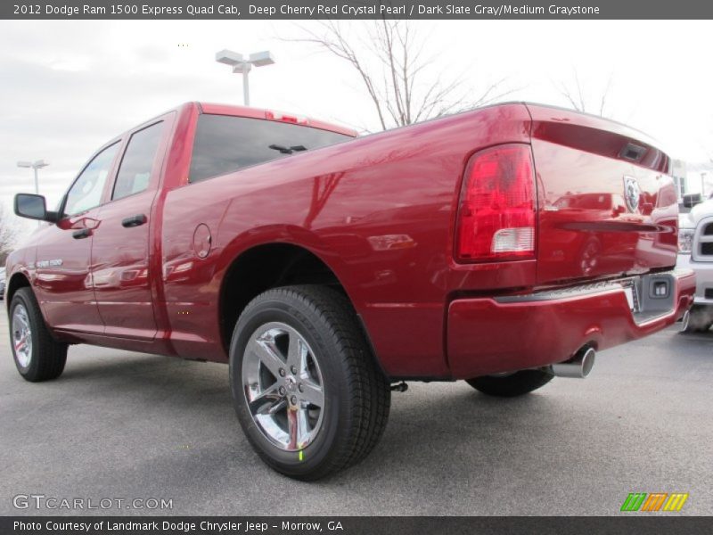 Deep Cherry Red Crystal Pearl / Dark Slate Gray/Medium Graystone 2012 Dodge Ram 1500 Express Quad Cab