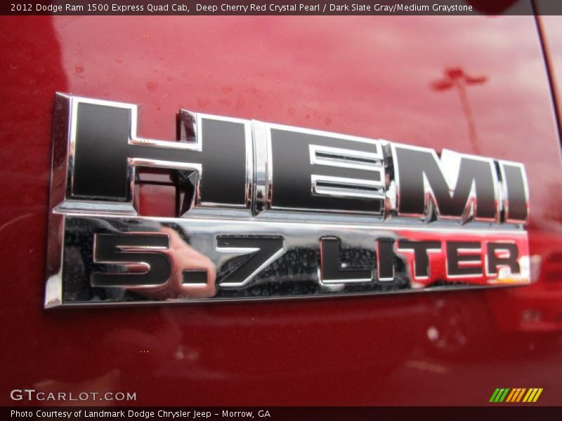 Deep Cherry Red Crystal Pearl / Dark Slate Gray/Medium Graystone 2012 Dodge Ram 1500 Express Quad Cab