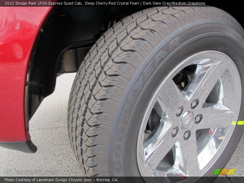 Deep Cherry Red Crystal Pearl / Dark Slate Gray/Medium Graystone 2012 Dodge Ram 1500 Express Quad Cab