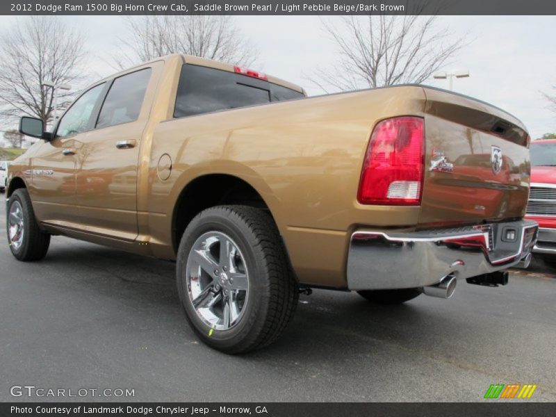  2012 Ram 1500 Big Horn Crew Cab Saddle Brown Pearl