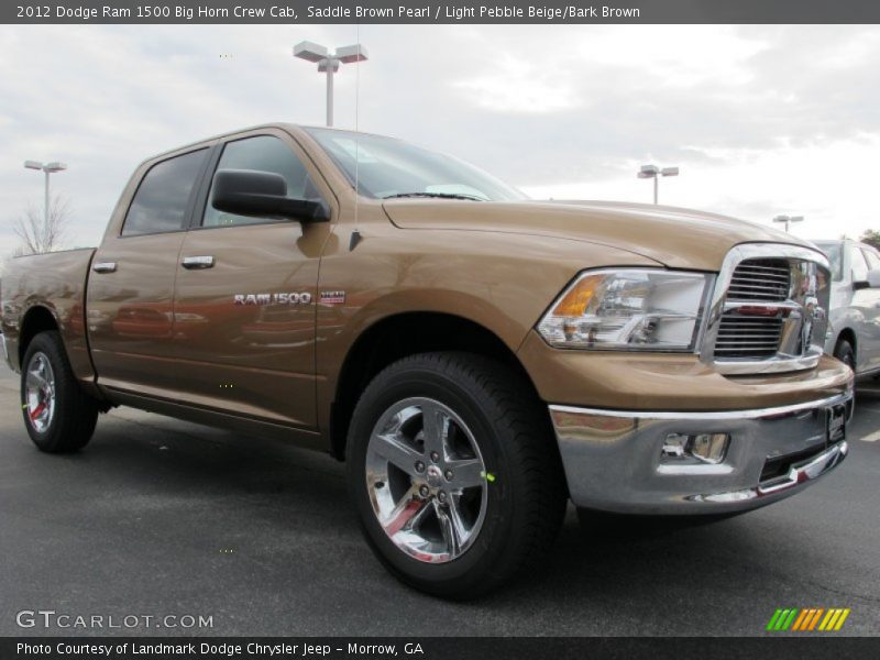 Front 3/4 View of 2012 Ram 1500 Big Horn Crew Cab