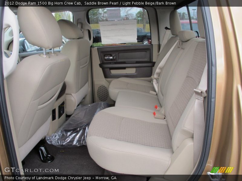  2012 Ram 1500 Big Horn Crew Cab Light Pebble Beige/Bark Brown Interior