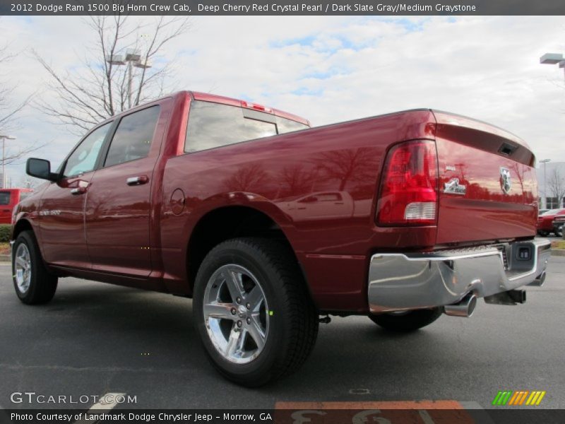 Deep Cherry Red Crystal Pearl / Dark Slate Gray/Medium Graystone 2012 Dodge Ram 1500 Big Horn Crew Cab