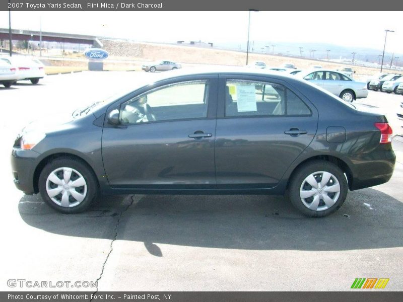 Flint Mica / Dark Charcoal 2007 Toyota Yaris Sedan