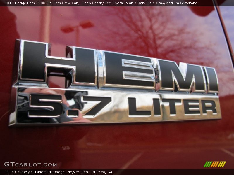 Deep Cherry Red Crystal Pearl / Dark Slate Gray/Medium Graystone 2012 Dodge Ram 1500 Big Horn Crew Cab