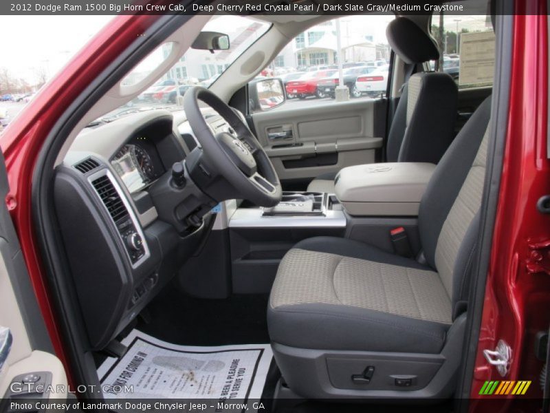 Deep Cherry Red Crystal Pearl / Dark Slate Gray/Medium Graystone 2012 Dodge Ram 1500 Big Horn Crew Cab