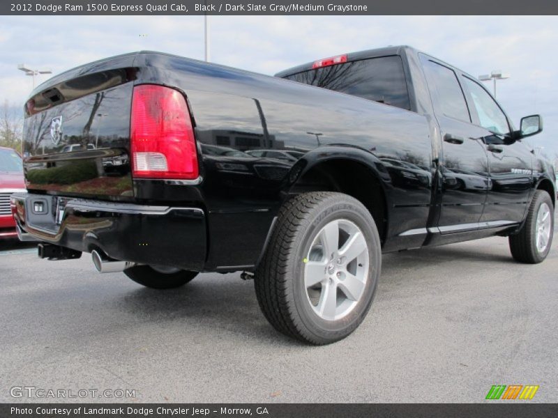 Black / Dark Slate Gray/Medium Graystone 2012 Dodge Ram 1500 Express Quad Cab