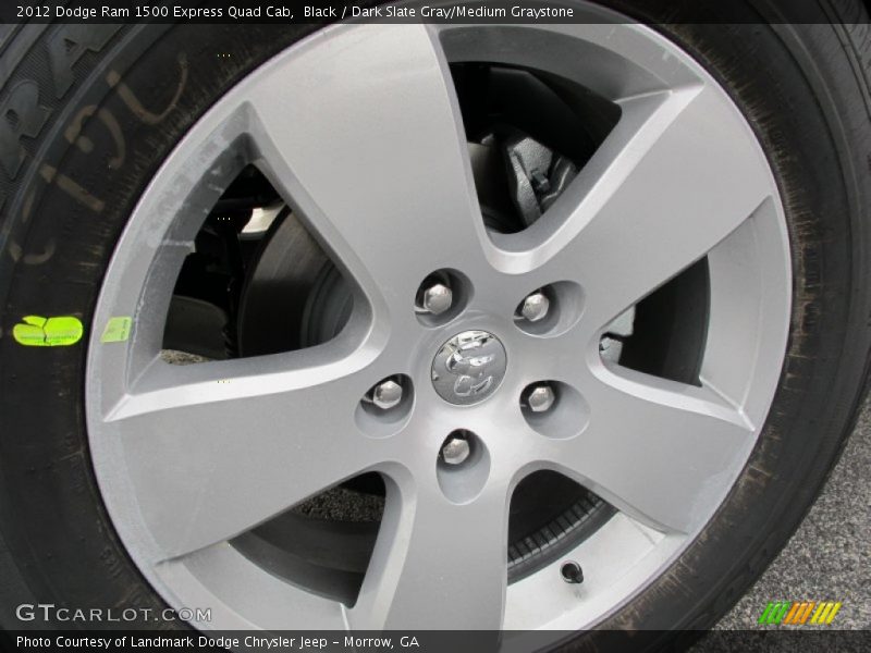 Black / Dark Slate Gray/Medium Graystone 2012 Dodge Ram 1500 Express Quad Cab