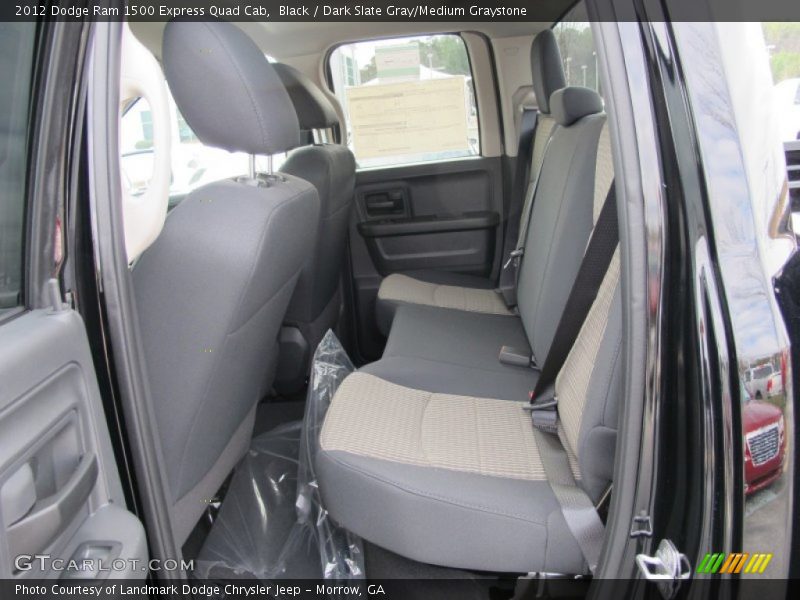 Black / Dark Slate Gray/Medium Graystone 2012 Dodge Ram 1500 Express Quad Cab