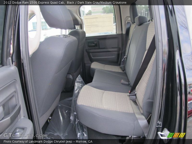 Black / Dark Slate Gray/Medium Graystone 2012 Dodge Ram 1500 Express Quad Cab