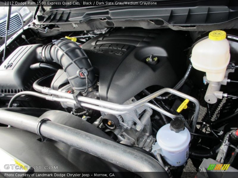 Black / Dark Slate Gray/Medium Graystone 2012 Dodge Ram 1500 Express Quad Cab