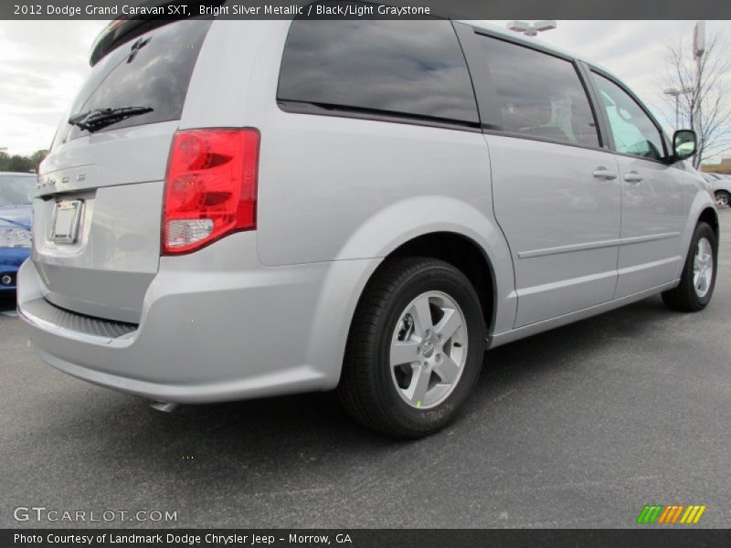 Bright Silver Metallic / Black/Light Graystone 2012 Dodge Grand Caravan SXT