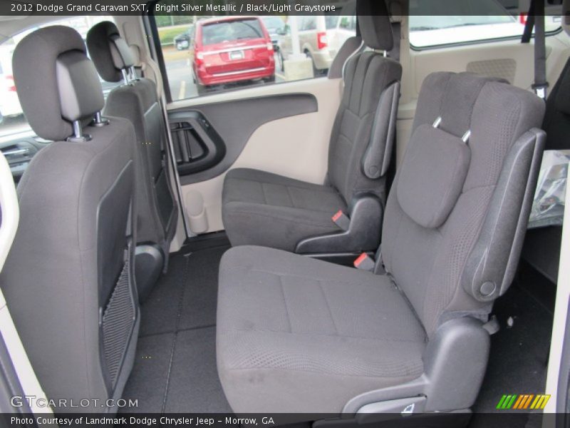 Bright Silver Metallic / Black/Light Graystone 2012 Dodge Grand Caravan SXT