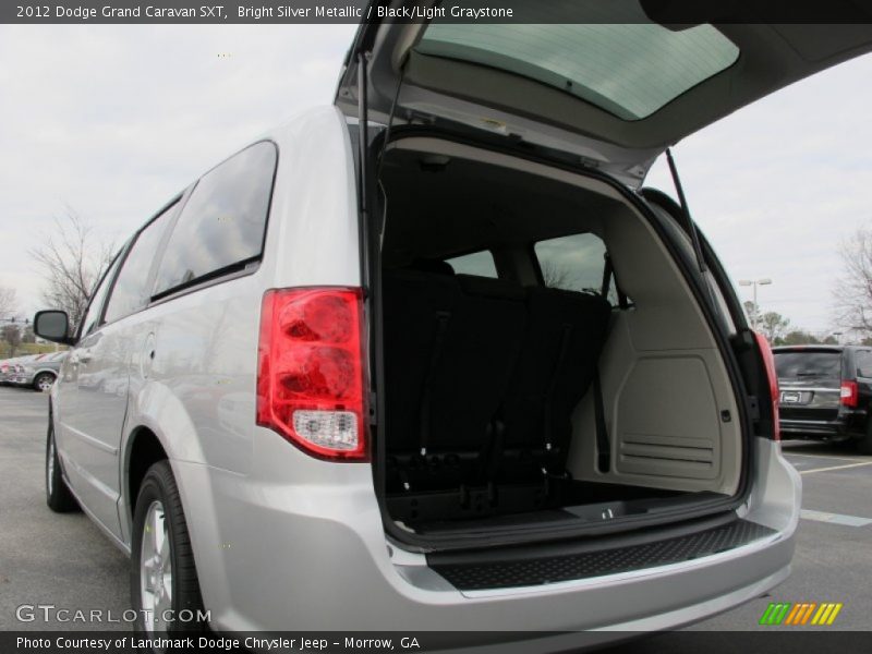 Bright Silver Metallic / Black/Light Graystone 2012 Dodge Grand Caravan SXT
