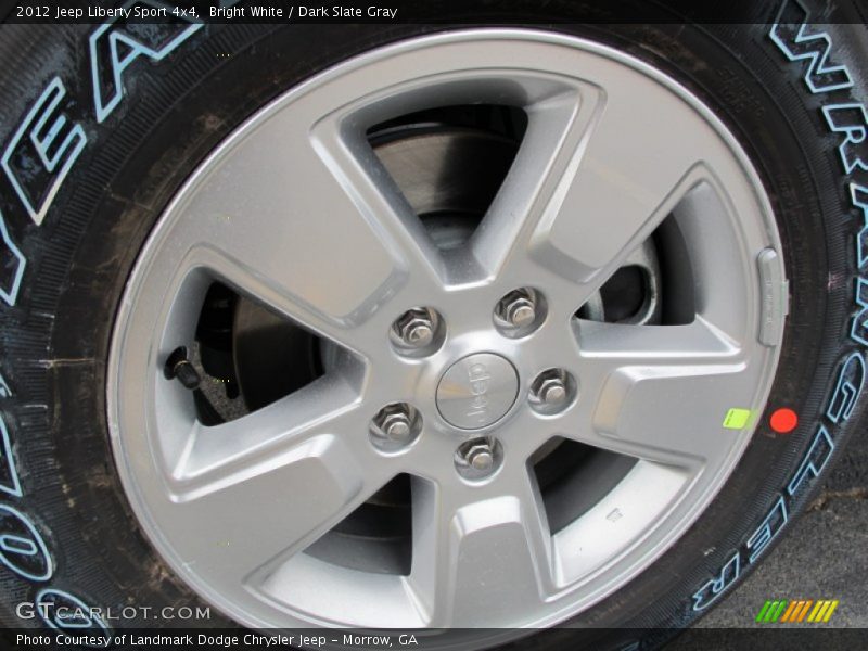 Bright White / Dark Slate Gray 2012 Jeep Liberty Sport 4x4