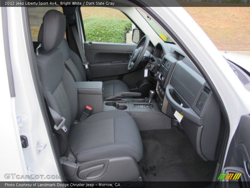 Bright White / Dark Slate Gray 2012 Jeep Liberty Sport 4x4