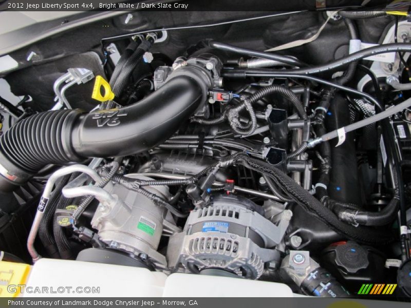 Bright White / Dark Slate Gray 2012 Jeep Liberty Sport 4x4