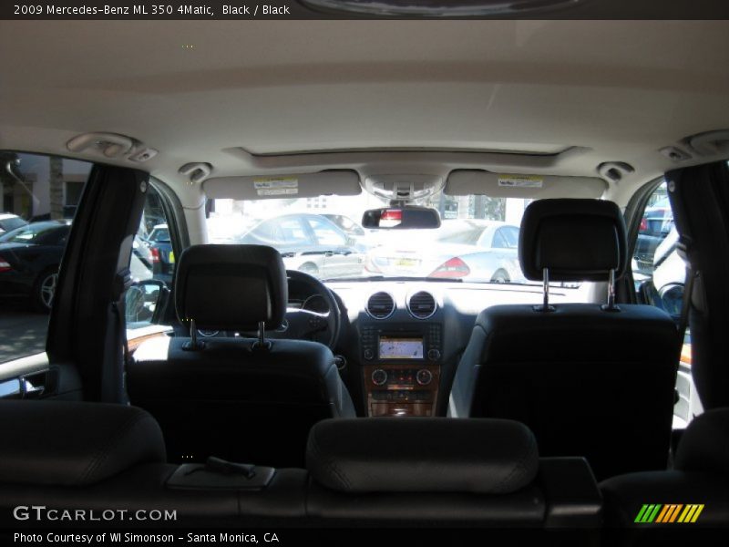 Black / Black 2009 Mercedes-Benz ML 350 4Matic
