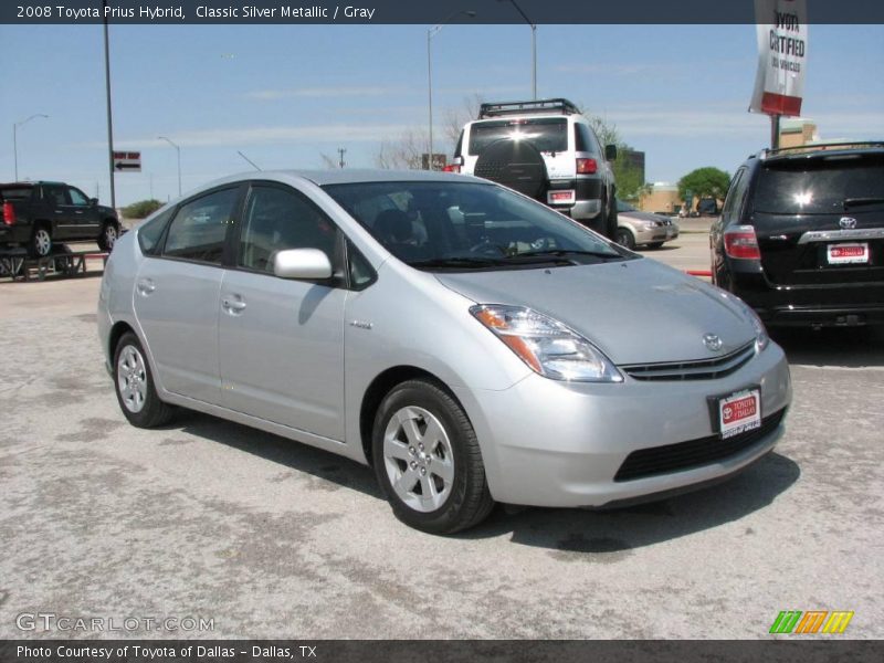 Classic Silver Metallic / Gray 2008 Toyota Prius Hybrid