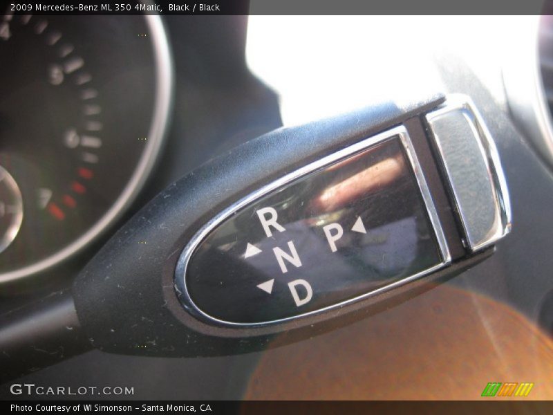 Black / Black 2009 Mercedes-Benz ML 350 4Matic