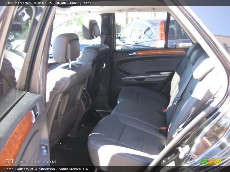 Black / Black 2009 Mercedes-Benz ML 350 4Matic