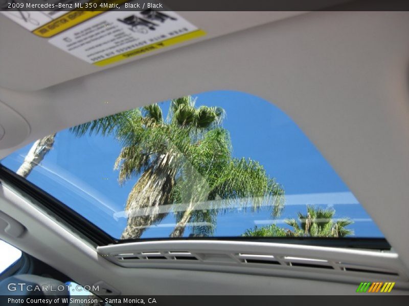Black / Black 2009 Mercedes-Benz ML 350 4Matic