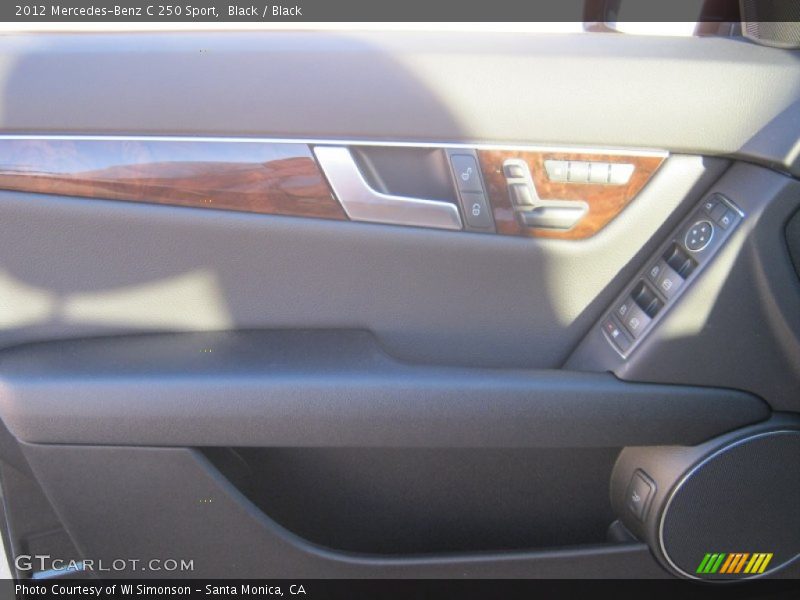 Black / Black 2012 Mercedes-Benz C 250 Sport