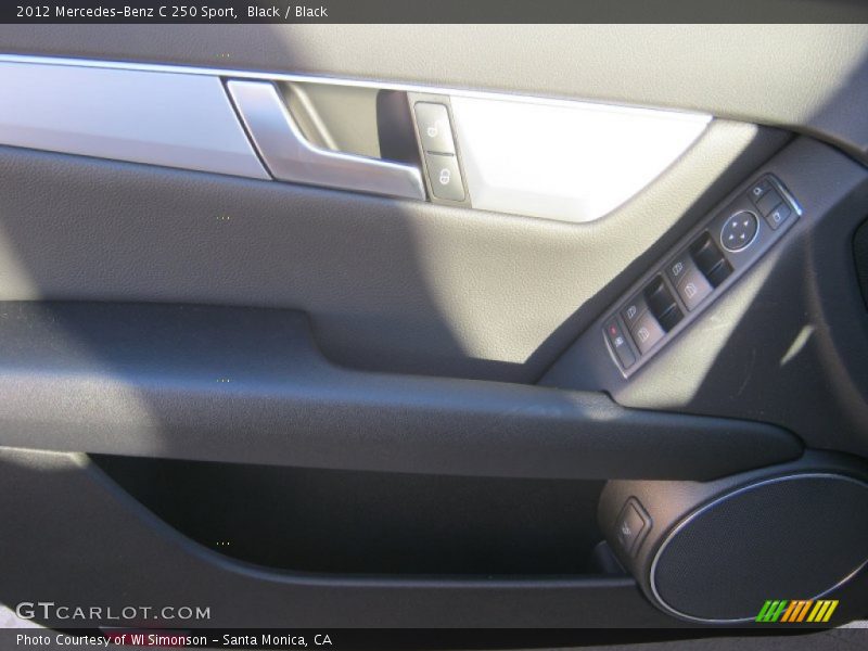 Black / Black 2012 Mercedes-Benz C 250 Sport