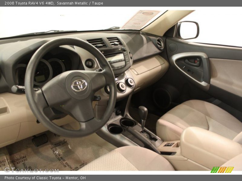 Savannah Metallic / Taupe 2008 Toyota RAV4 V6 4WD