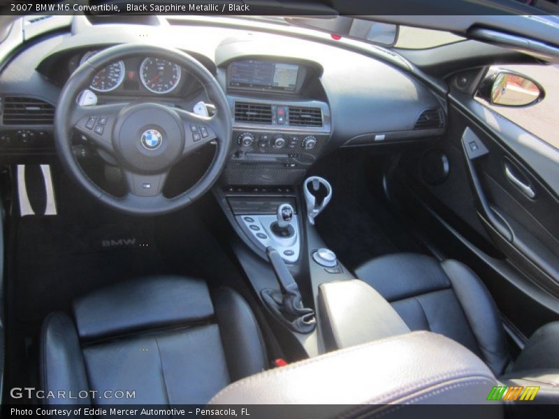 Black Sapphire Metallic / Black 2007 BMW M6 Convertible