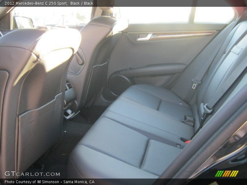 Black / Black 2012 Mercedes-Benz C 250 Sport