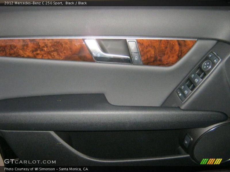 Black / Black 2012 Mercedes-Benz C 250 Sport