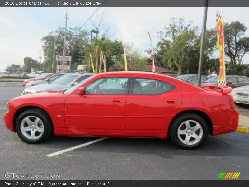 TorRed / Dark Slate Gray 2010 Dodge Charger SXT