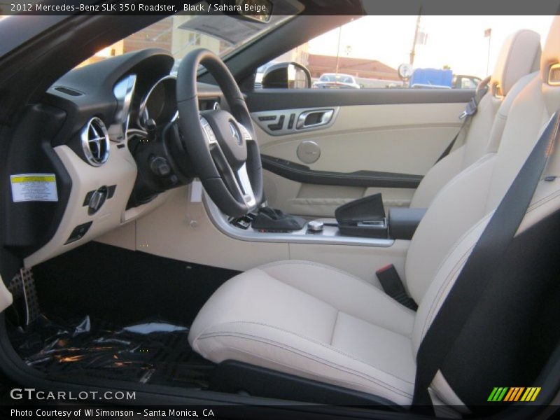 Black / Sahara Beige 2012 Mercedes-Benz SLK 350 Roadster