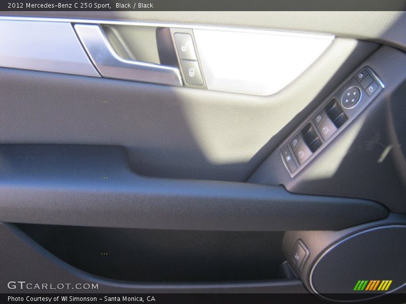 Black / Black 2012 Mercedes-Benz C 250 Sport