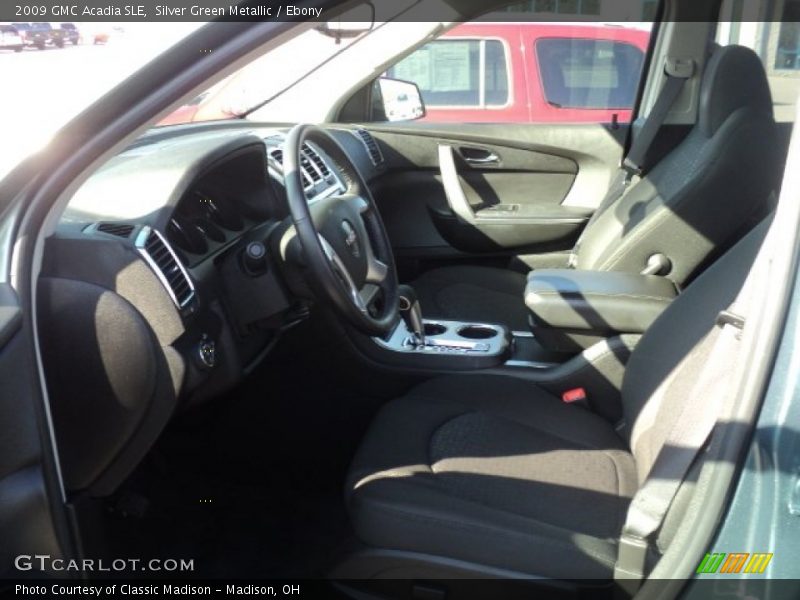Silver Green Metallic / Ebony 2009 GMC Acadia SLE