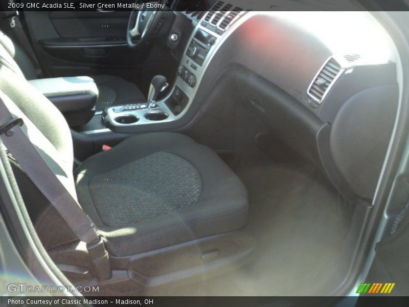 Silver Green Metallic / Ebony 2009 GMC Acadia SLE