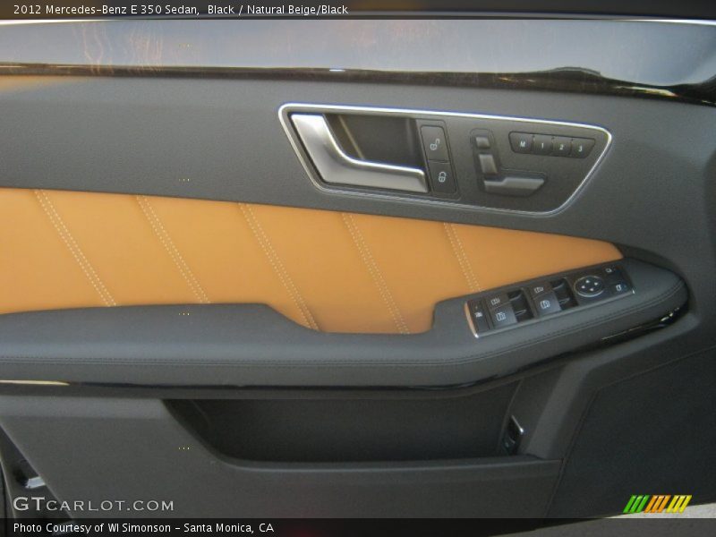 Black / Natural Beige/Black 2012 Mercedes-Benz E 350 Sedan