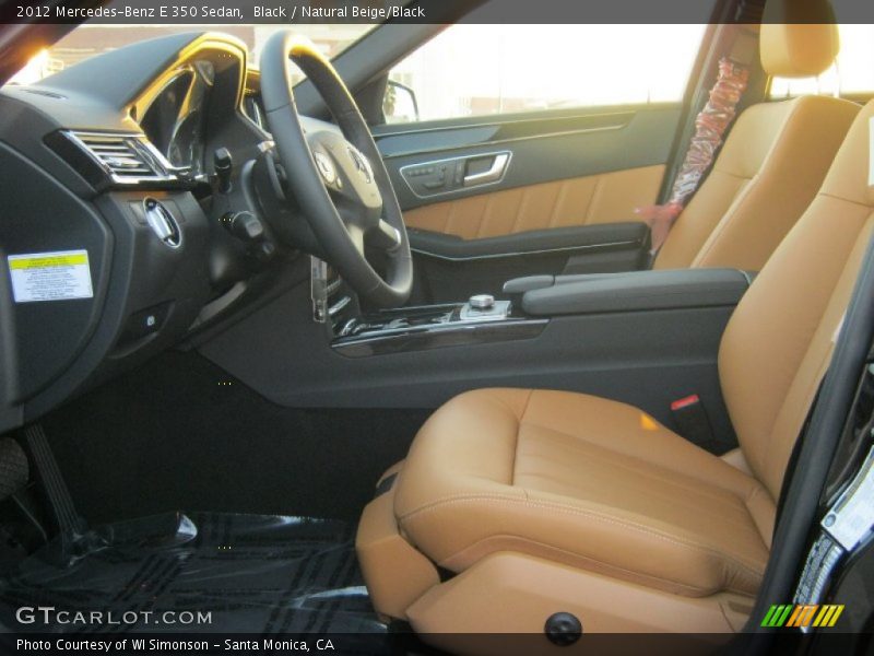 Black / Natural Beige/Black 2012 Mercedes-Benz E 350 Sedan
