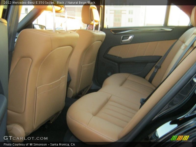 Black / Natural Beige/Black 2012 Mercedes-Benz E 350 Sedan