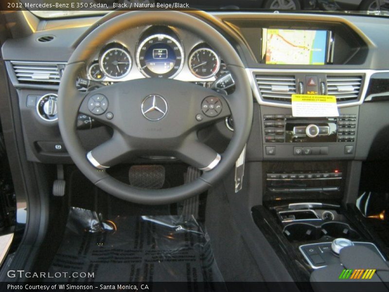 Black / Natural Beige/Black 2012 Mercedes-Benz E 350 Sedan