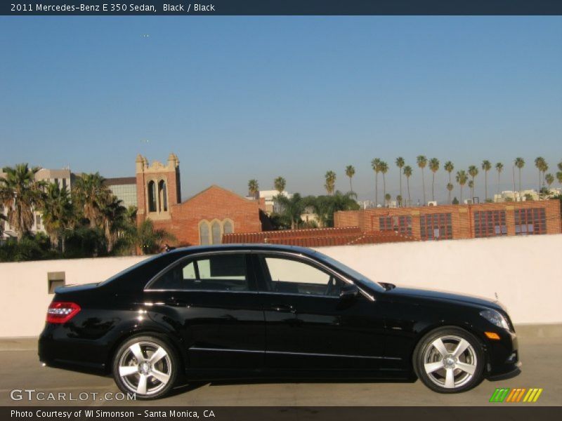 Black / Black 2011 Mercedes-Benz E 350 Sedan