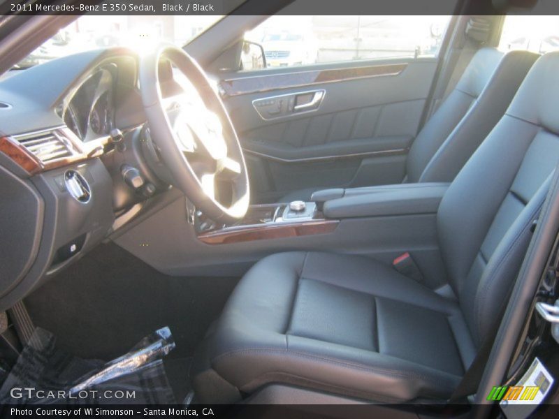 Black / Black 2011 Mercedes-Benz E 350 Sedan