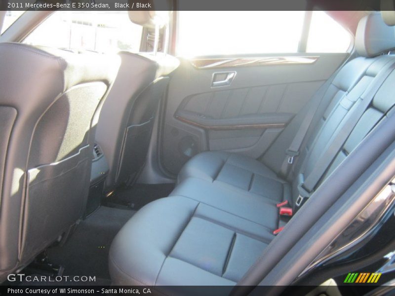 Black / Black 2011 Mercedes-Benz E 350 Sedan