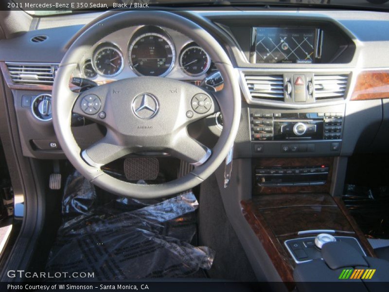 Black / Black 2011 Mercedes-Benz E 350 Sedan