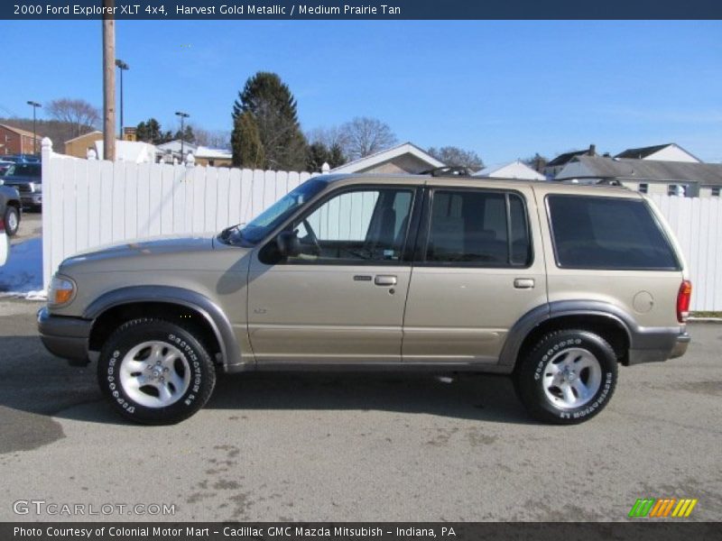 Harvest Gold Metallic / Medium Prairie Tan 2000 Ford Explorer XLT 4x4