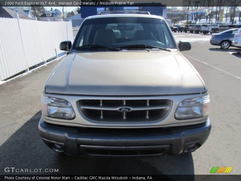 Harvest Gold Metallic / Medium Prairie Tan 2000 Ford Explorer XLT 4x4